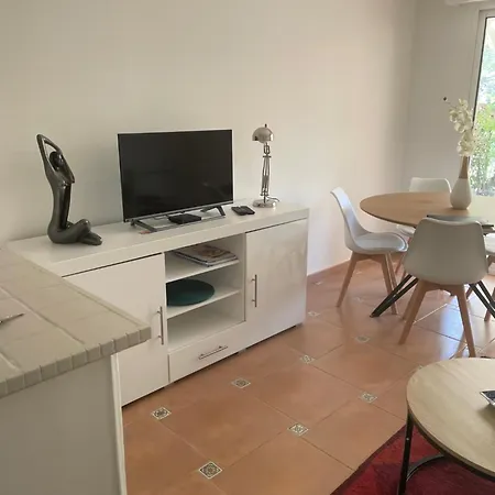 2 Pieces Raphael Renove, Classe 4 Etoiles, 100 M Plages, Piscine, Tennis, Parc, Terrasse, Jardin Privatif Lejlighed *